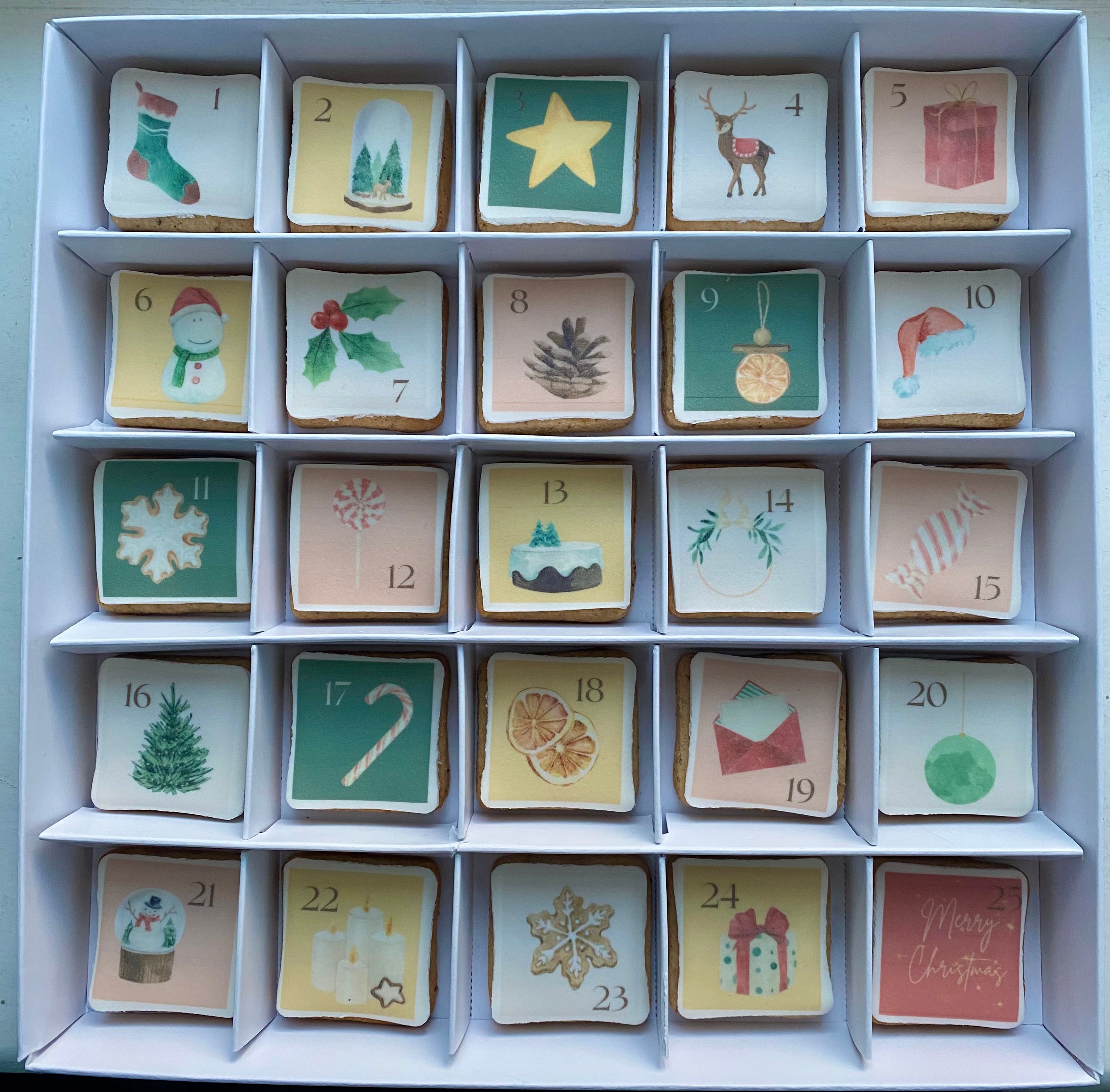 Vegan & Gluten-Free Advent Calendar Cookie Box – Limited Edition