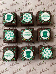St. Patrick's Day Brownie Bite Tray