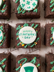 St. Patrick's Day Brownie Bite Tray