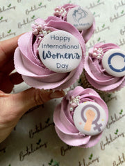 International Women's Day Cupcakes